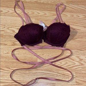 PINK date push-up bra